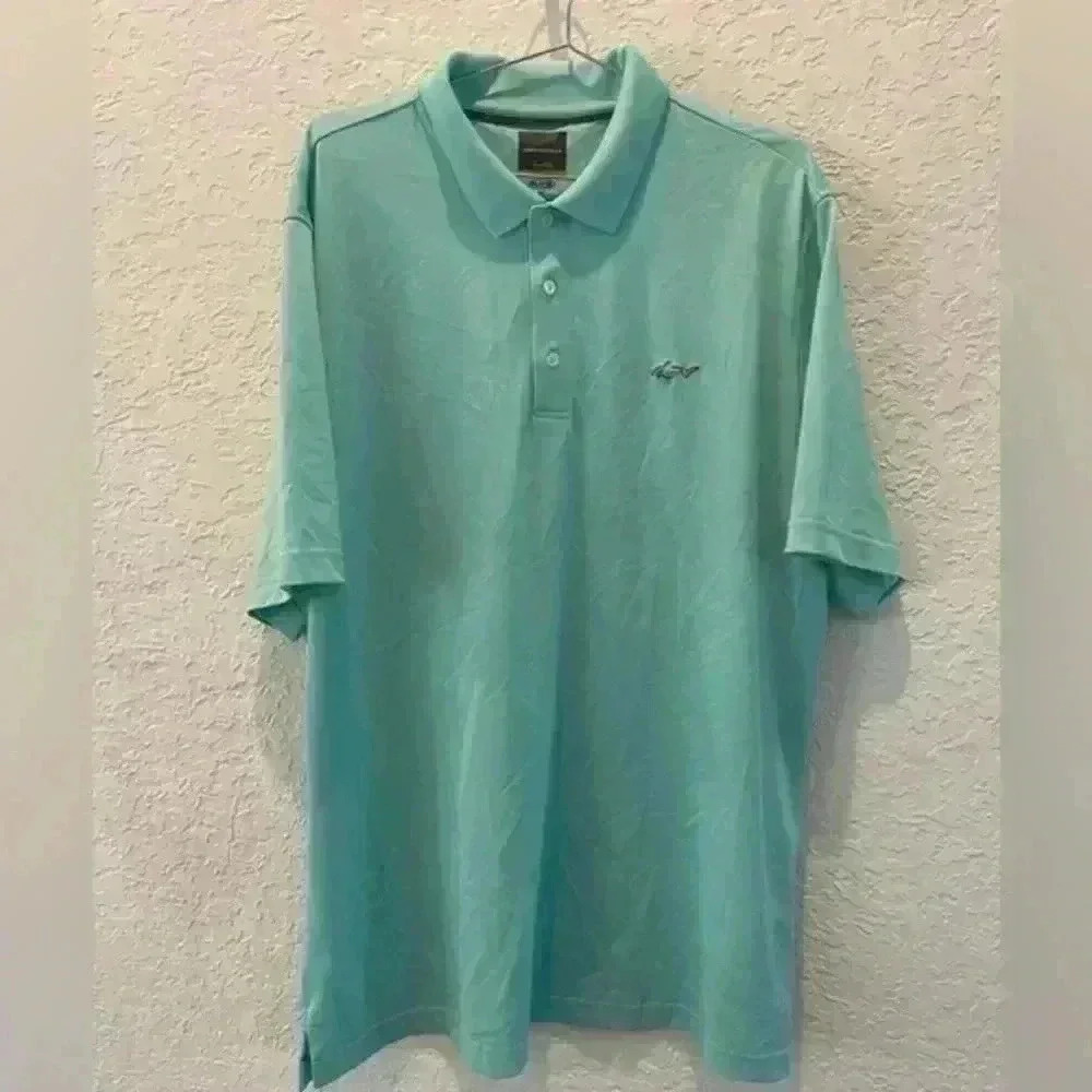 Greg Norman turquoise polo men’s XL